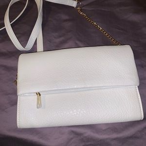 White purse